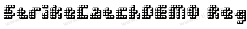 StrikeCatchDEMO Regu字体转换
